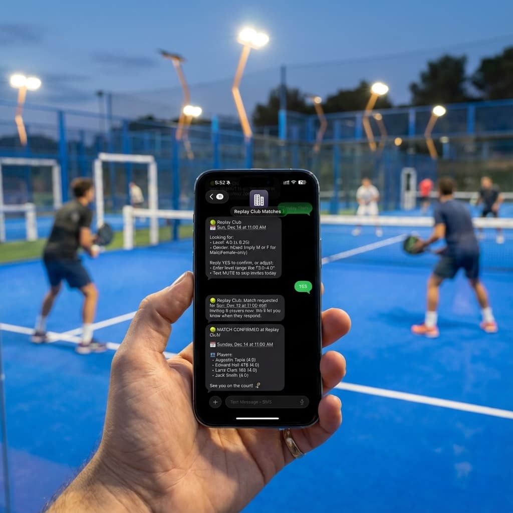 Padel Match in Action